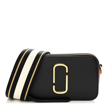 Marc Jacobs Saffiano Small Snapshot Camera Bag Black Multicolor 1 of 10
