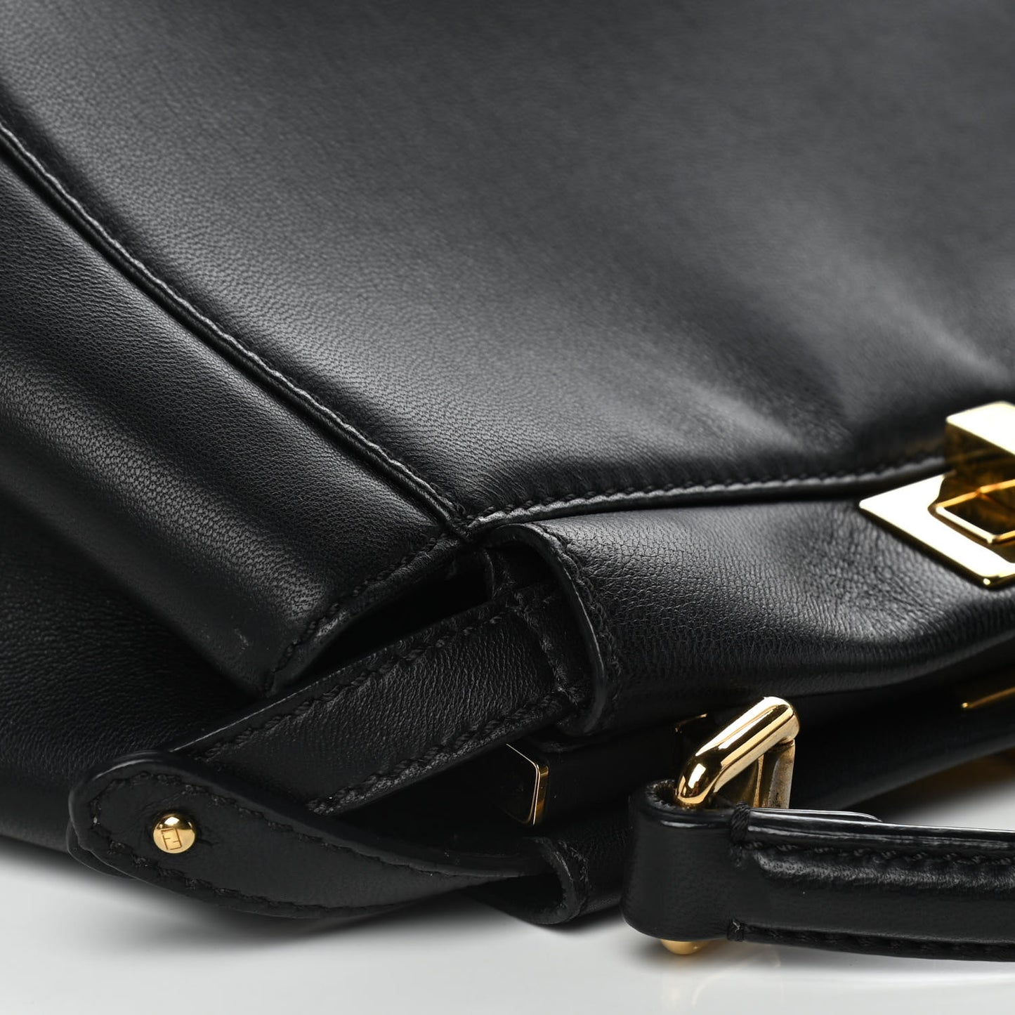 Nappa Mini Peekaboo Iconic Satchel Black