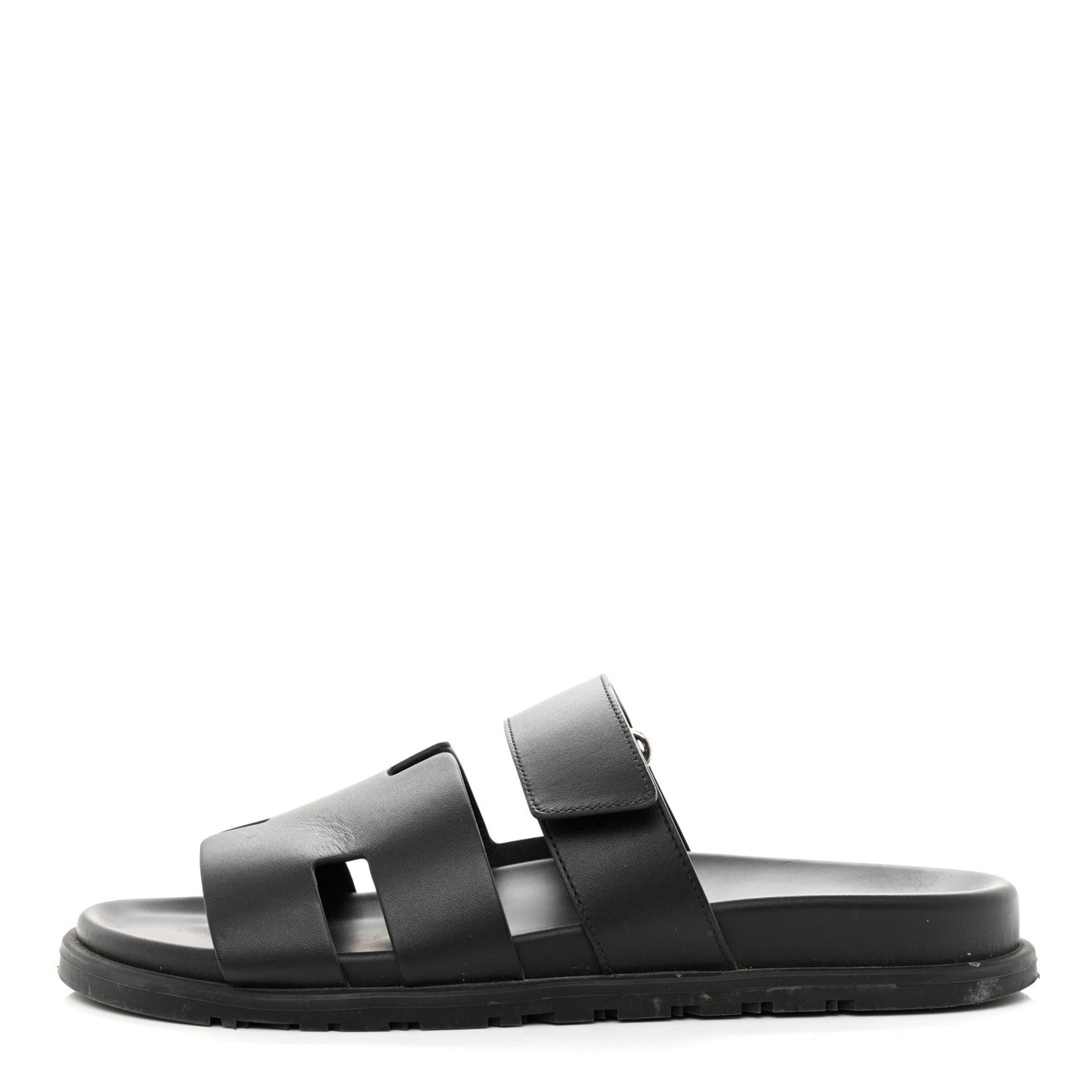 Calfskin Mens Chypre Sandals 42 Black