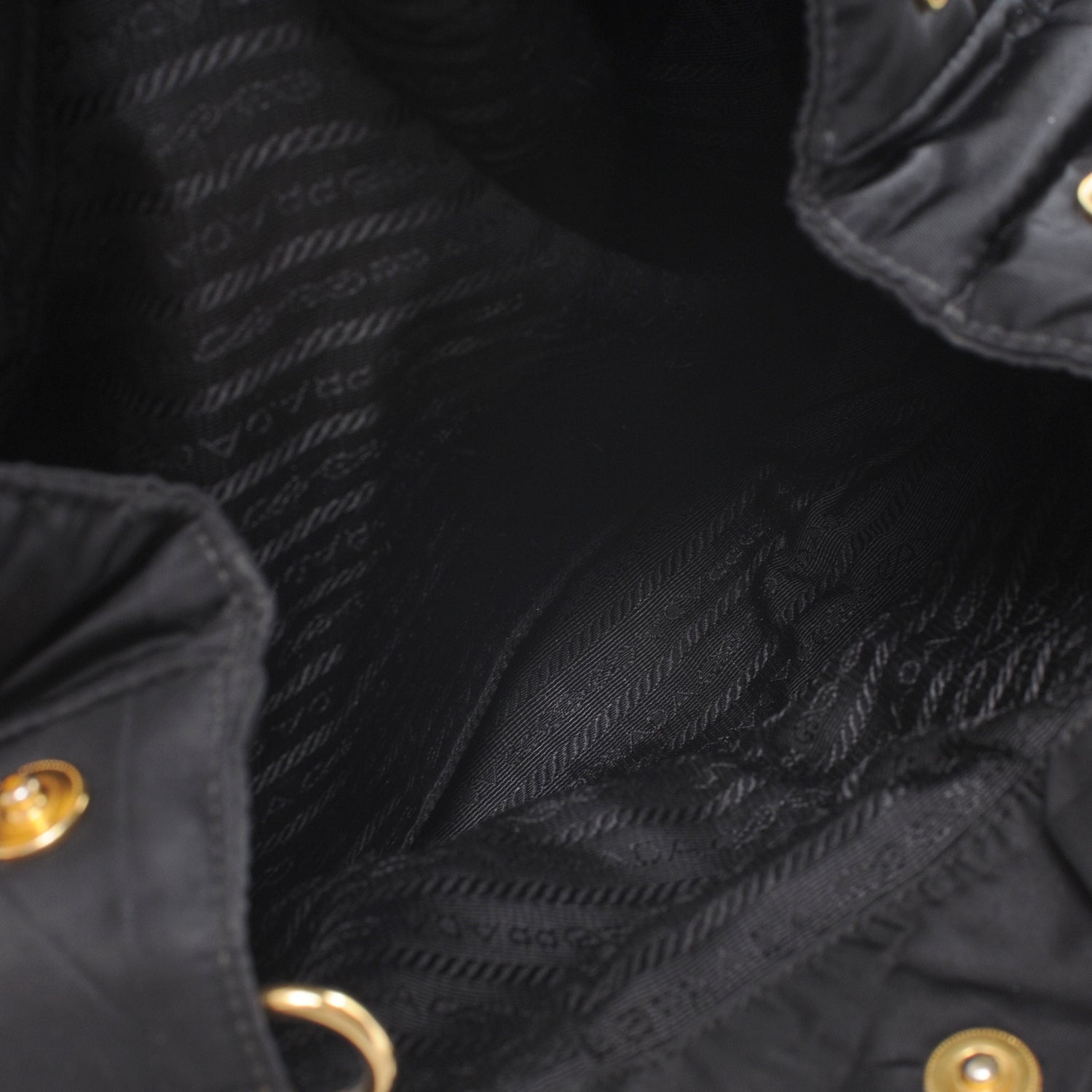 Prada Tessuto Nylon Quilted Tote Nero Black 6 of 7