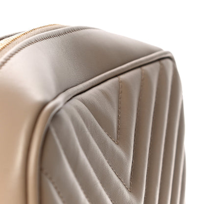 Saint Laurent Calfskin Matelasse Monogram Lou Camera Bag Dark Beige 11 of 12