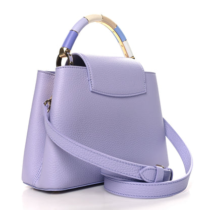 Louis Vuitton Taurillon Kintsugi Capucines BB Iris 3 of 9