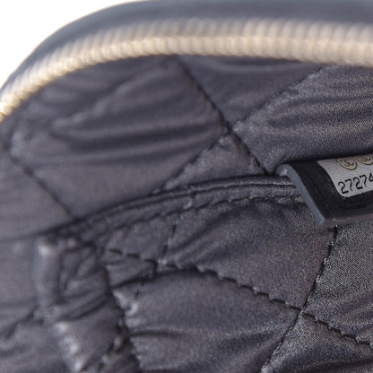 Chanel Lambskin Quilted Large Vanity Pouch Grey 9 of 10