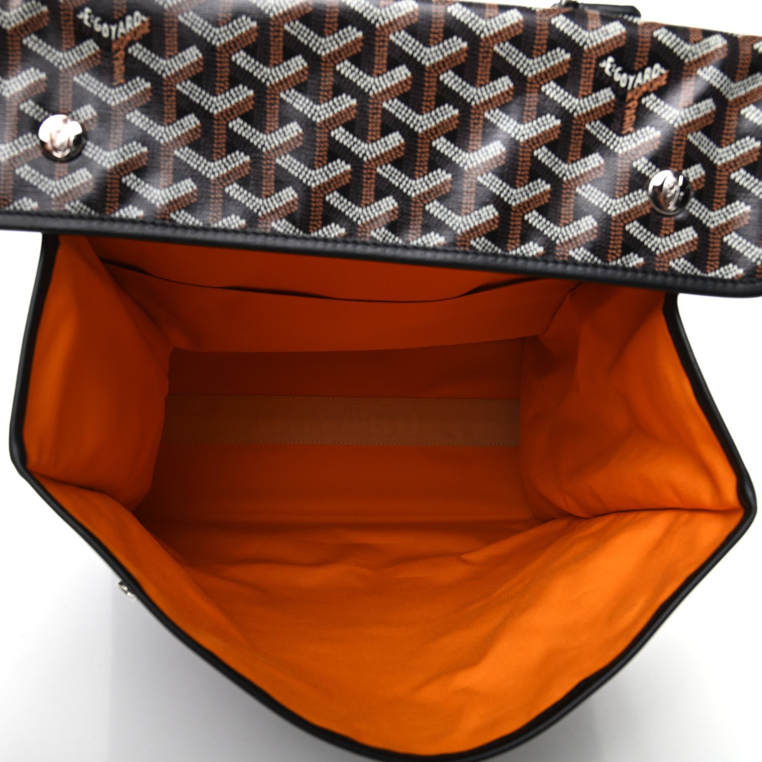 Goyard Goyardine Saint Leger Soft Briefcase Backpack Black 5 of 8