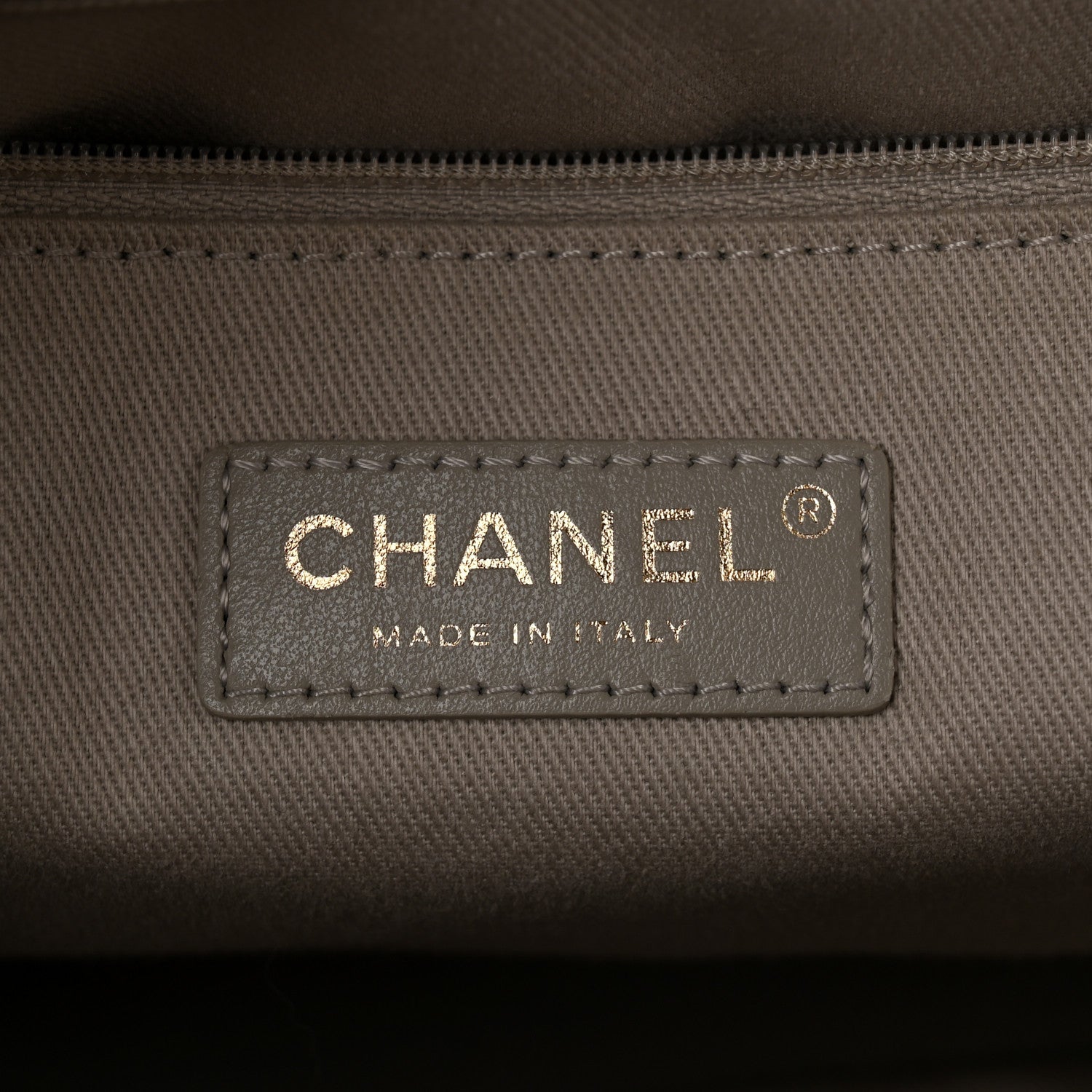 Chanel Caviar Quilted Large Coco Handle Shopping Tote Grey 6 of 13