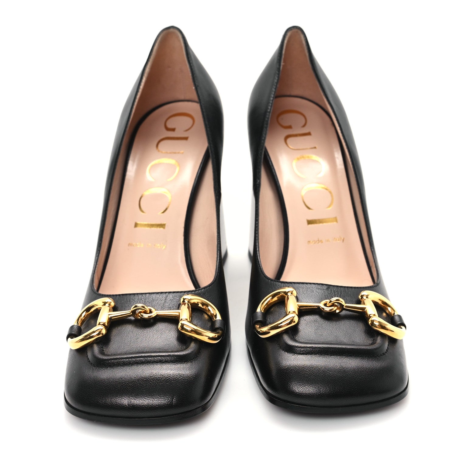 Gucci Malaga Kid Horsebit 75mm Pumps 39.5 Black 3 of 9