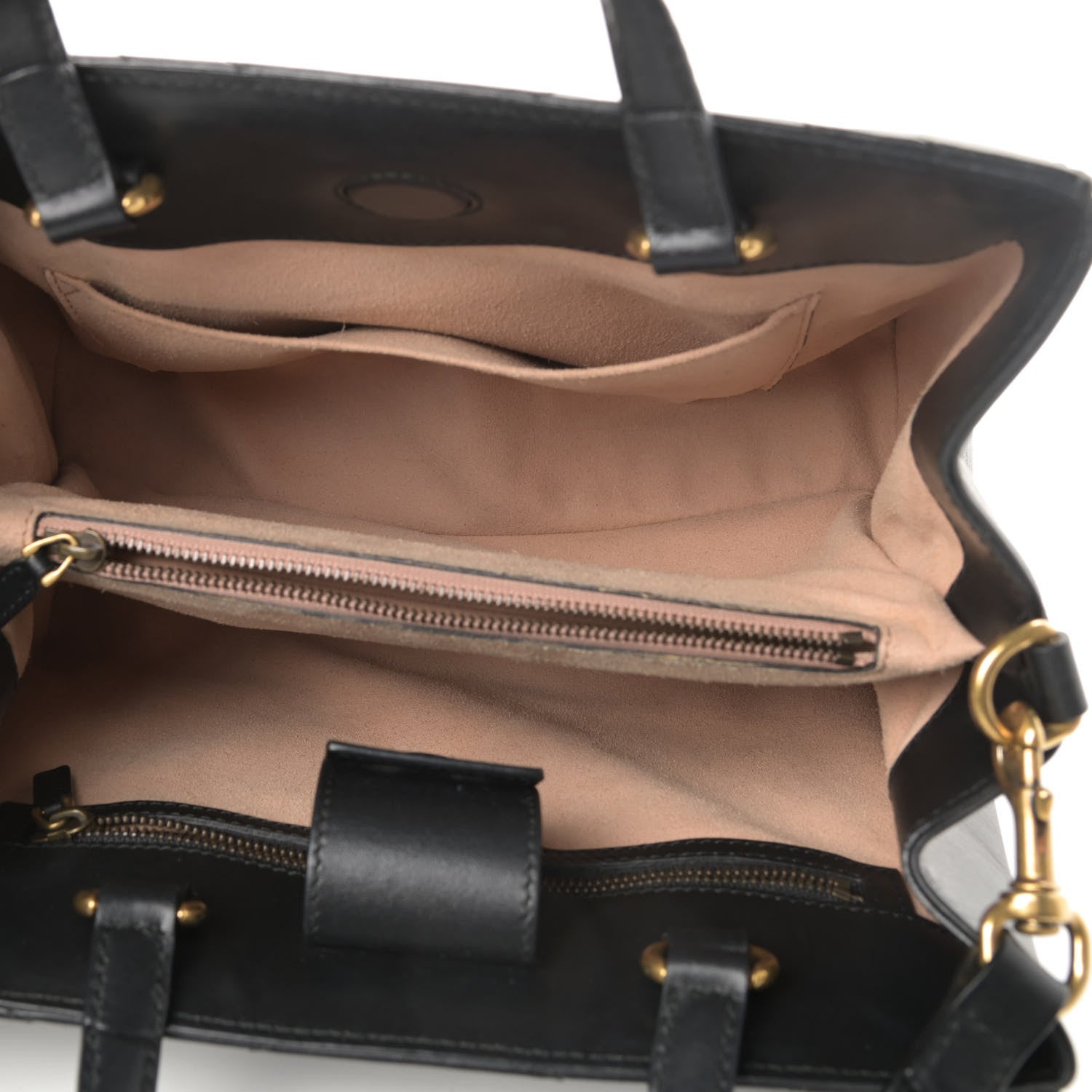 Gucci Calfskin Matelasse Small GG Marmont Tote Black 5 of 11