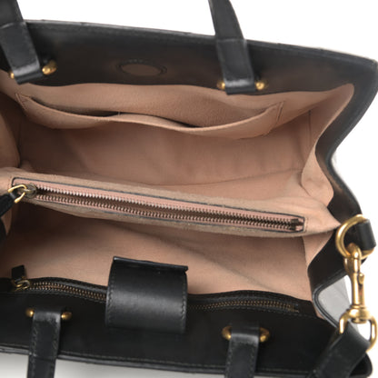 Gucci Calfskin Matelasse Small GG Marmont Tote Black 5 of 11