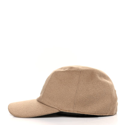 Hermes Cashmere Canvas Swift Davis H Sellier Cap 58 Beige Camel 3 of 8