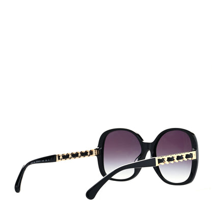 Chanel Acetate Chain Sunglasses 5470-Q-A Black 4 of 6