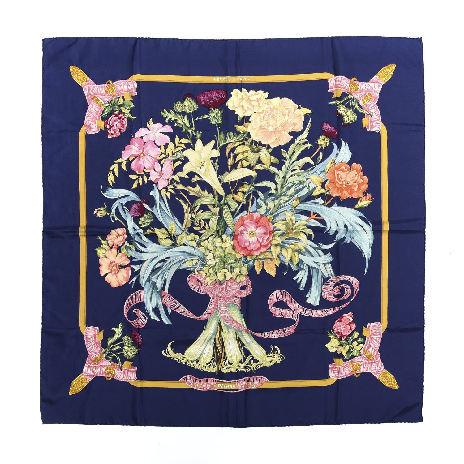 Hermes Silk Regina Scarf 90 1 of 3