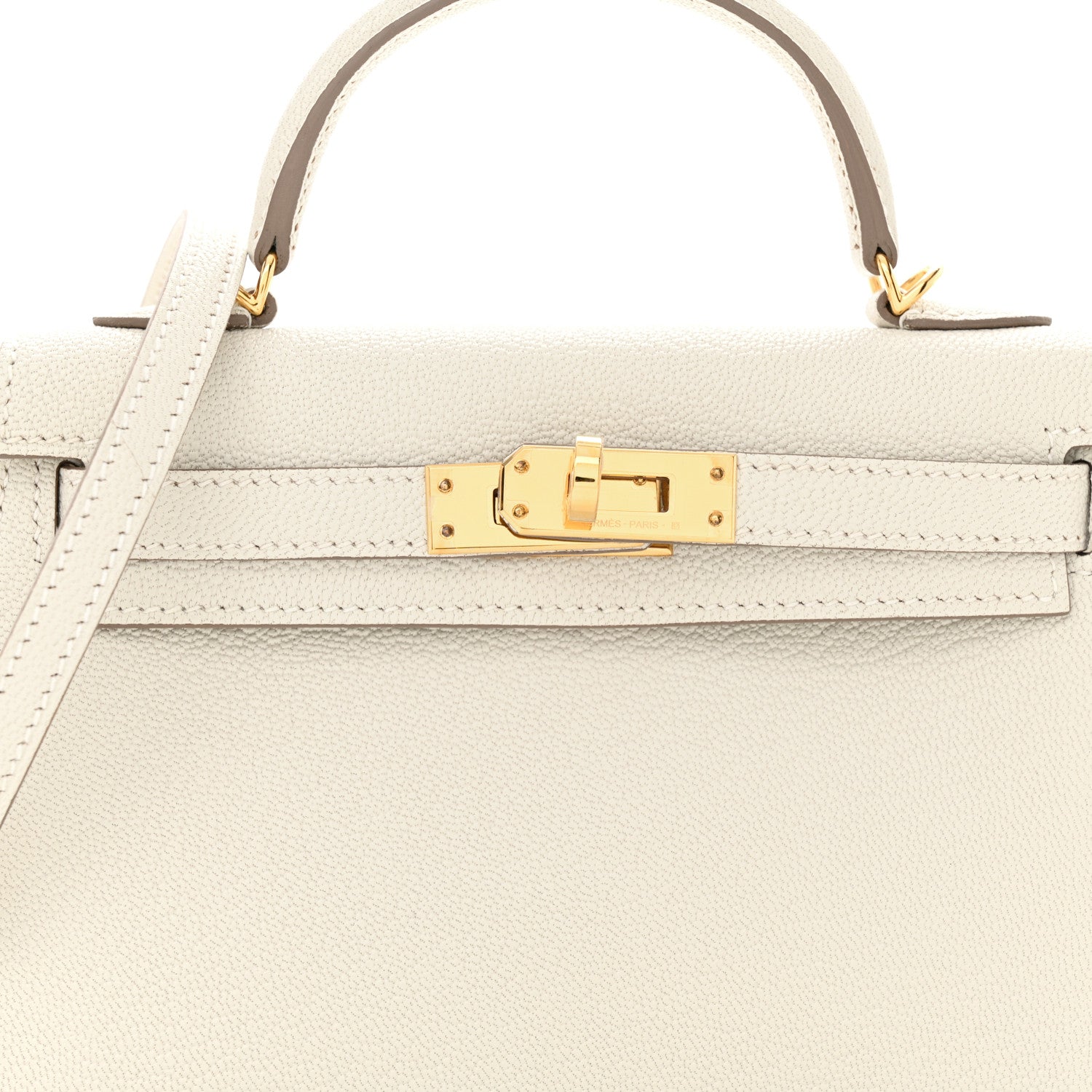 Hermes Chevre Mysore Mini Kelly Sellier 20 Mushroom 8 of 14