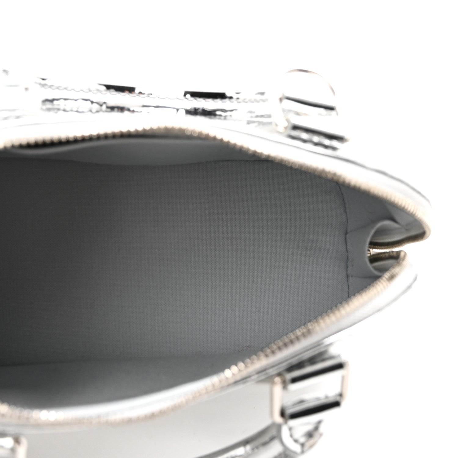 Louis Vuitton Monogram Miroir Alma BB Silver 5 of 10