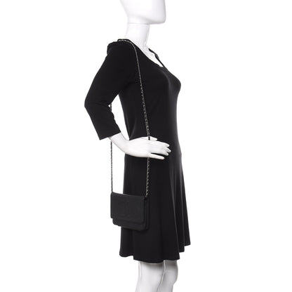 Chanel Caviar Timeless CC Wallet On Chain WOC Black 2 of 11