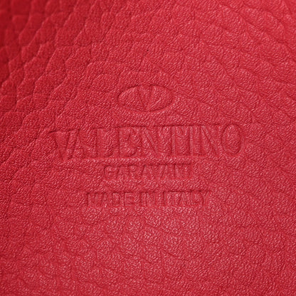 Valentino Garavani Pebbled Calfskin Medium Rockstud Flip Lock Crossbody Bag Pink 5 of 7