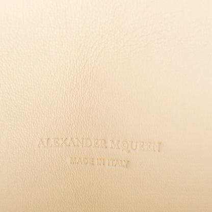 Alexander McQueen Metallic Calfskin Skull Envelope Clutch Pink 6 of 7