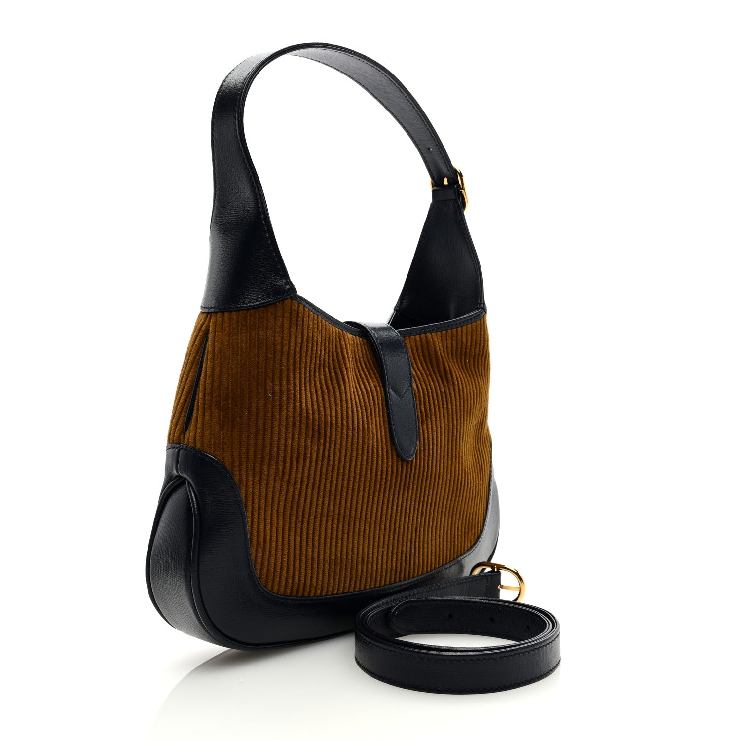 Gucci Corduroy Small Jackie 1961 Hobo New Mud Blue 3 of 9