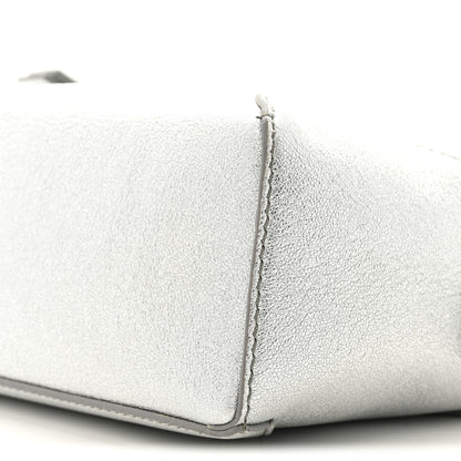 Loewe Laminated Lambskin Mini Puzzle Edge Bag Silver 9 of 9