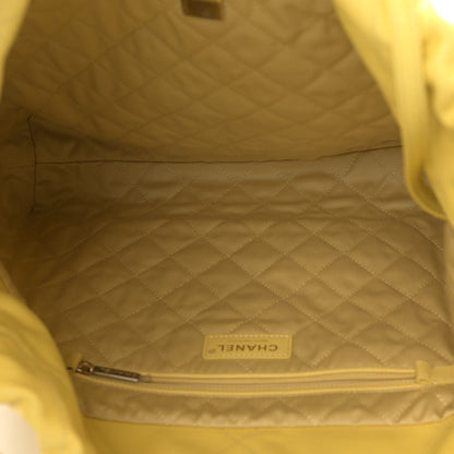 Chanel Shiny Caviar Quilted Small Chanel 22 Yellow 6 of 10