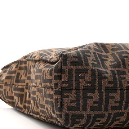 Fendi Zucca Vitello Artic Special Shopping Tote Tobacco Castagna 9 of 13