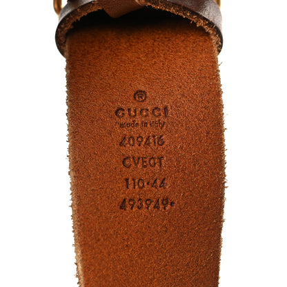 Gucci Faded Calfskin Double G 40mm Belt 110 44 Cuir 4 of 10