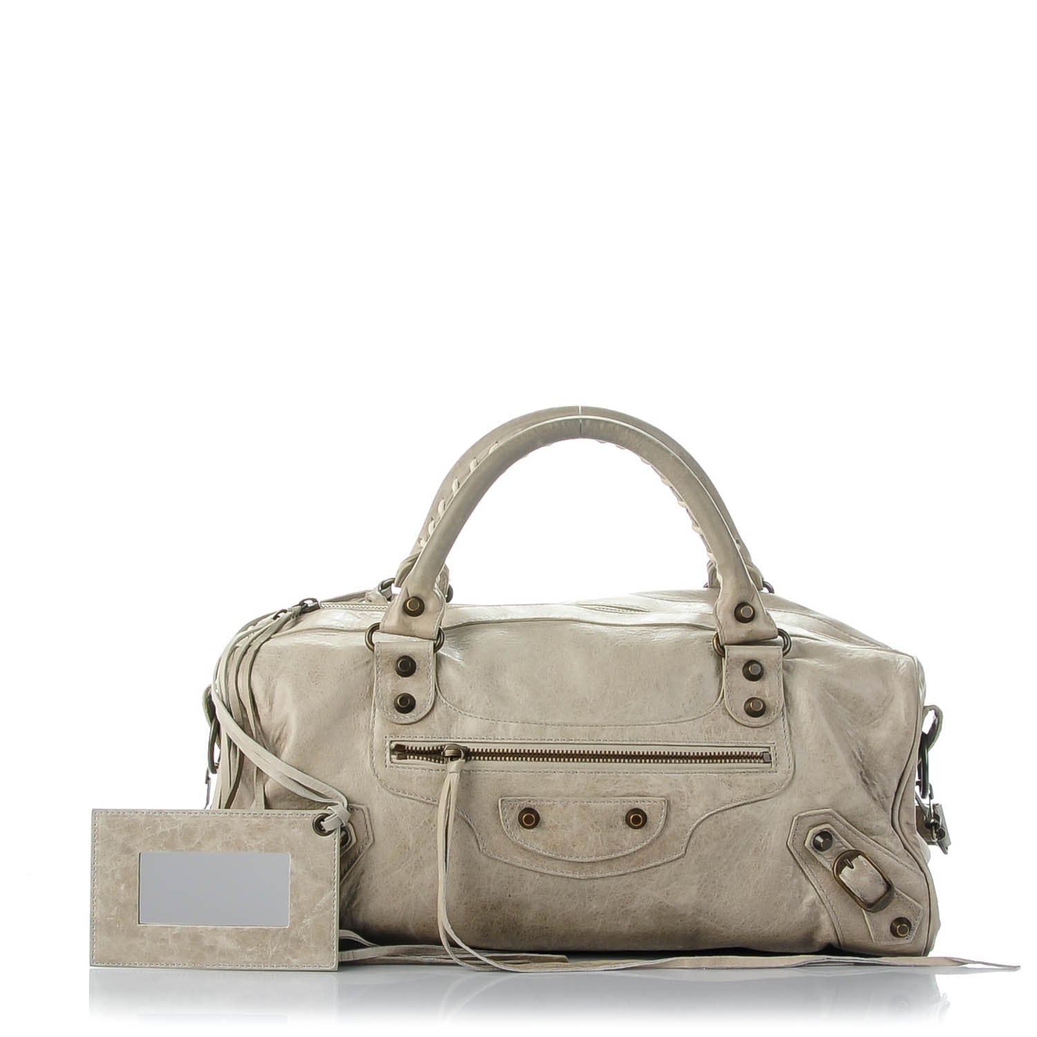Balenciaga Agneau Classic Hardware Twiggy White 1 of 8