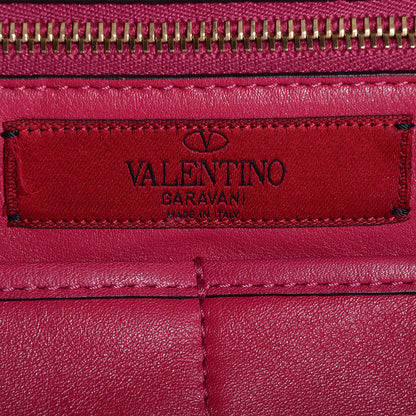 Valentino Garavani Vitello Medium Rockstud Tote Cyclamin 6 of 8
