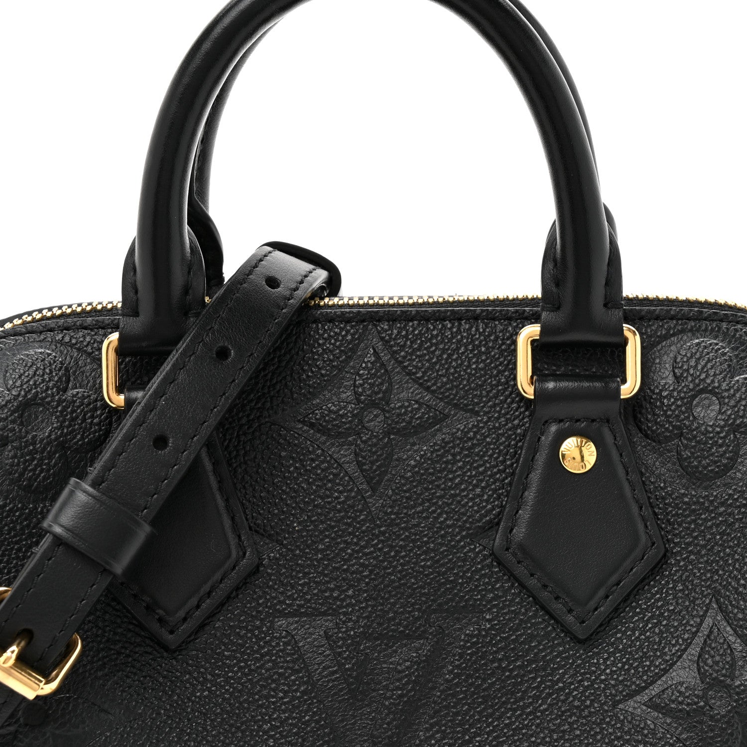 Louis Vuitton Empreinte Monogram Giant Speedy Bandouliere 20 Black 7 of 11