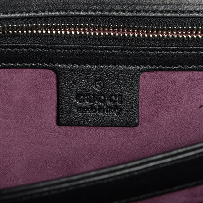Gucci Python Small Lady Lock Briefcase Clutch Black 7 of 10