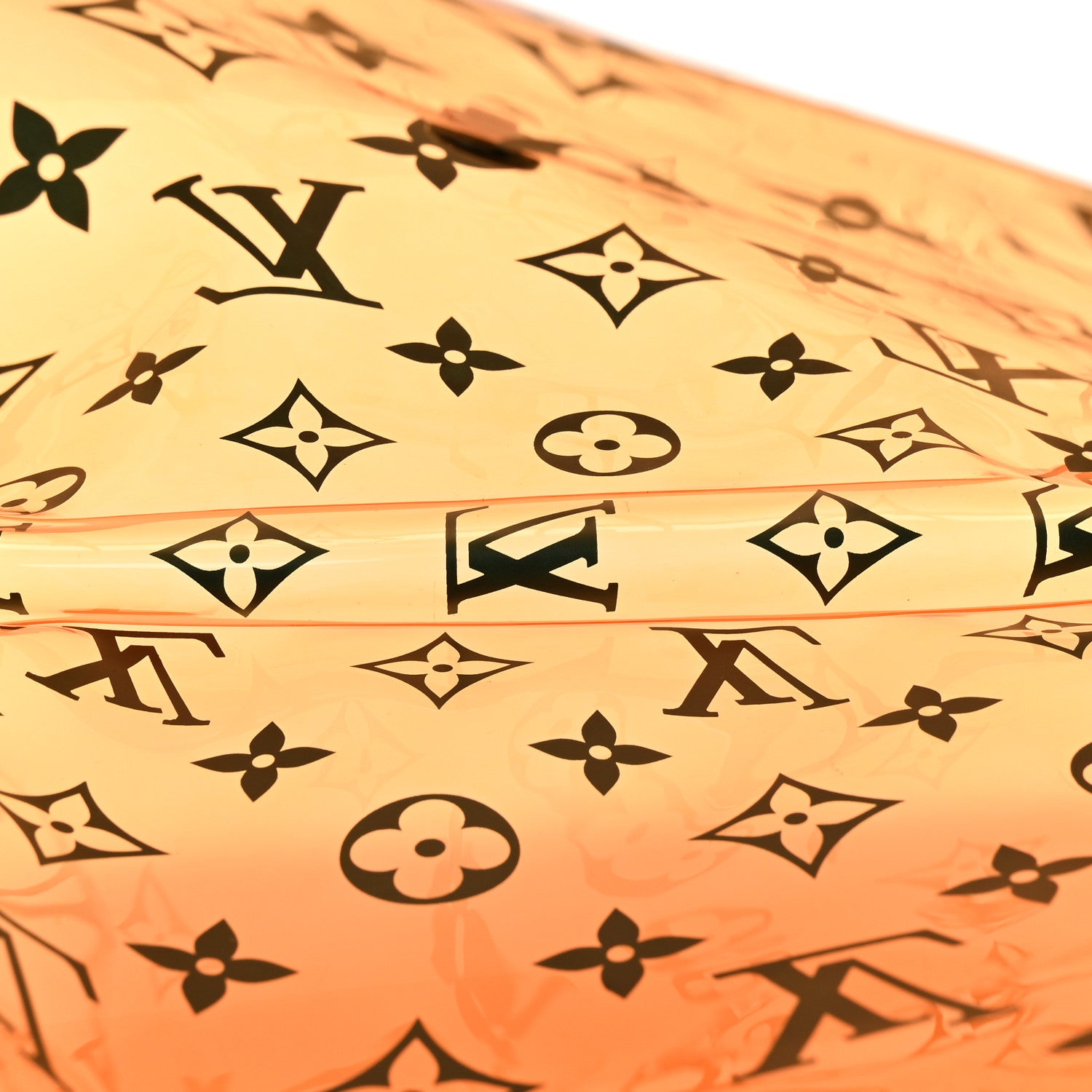 Louis Vuitton PVC Monogram Printed Envelope Pouch Orange 5 of 5