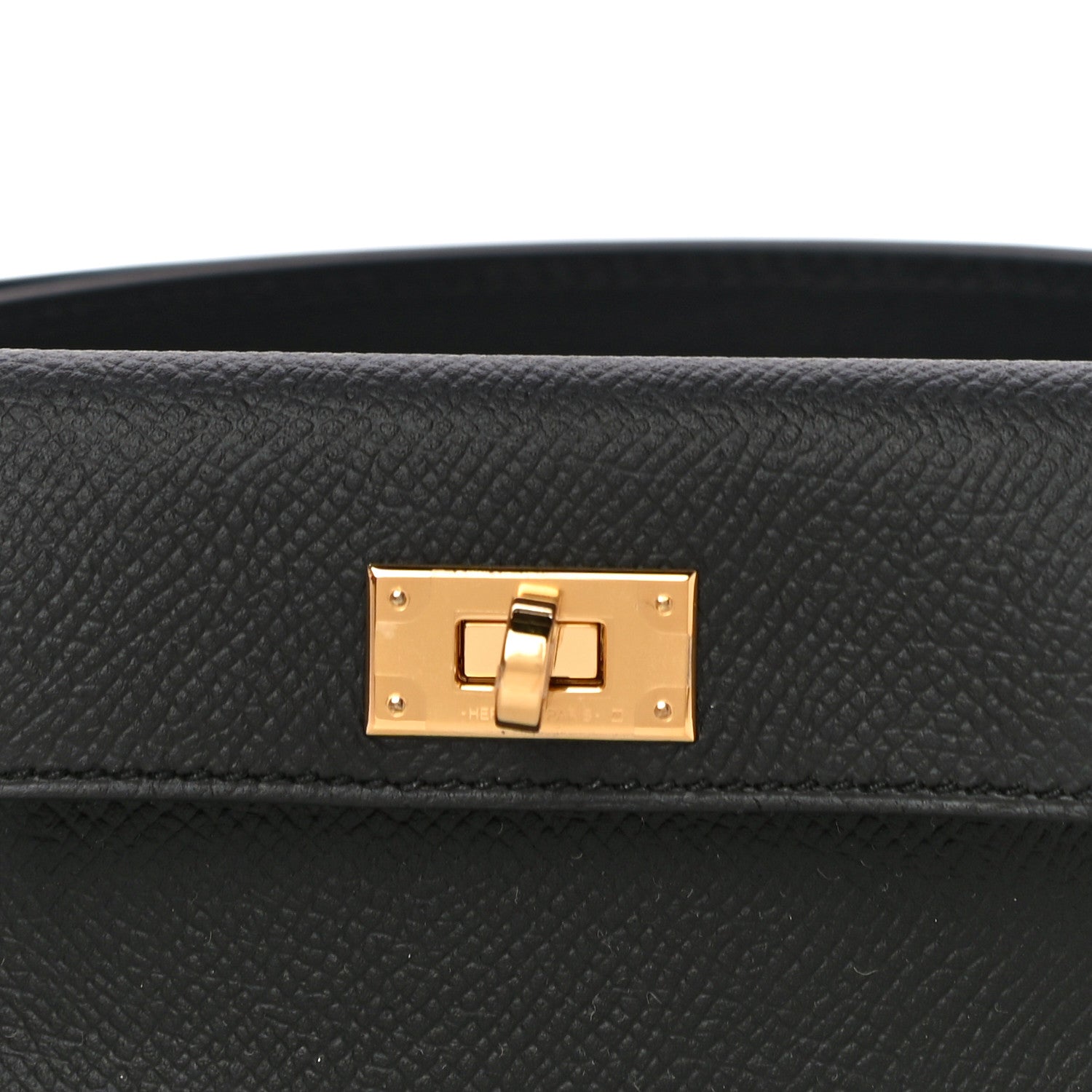 Hermes Swift Epsom Pocket Kelly Shoulder Strap Black 3 of 6