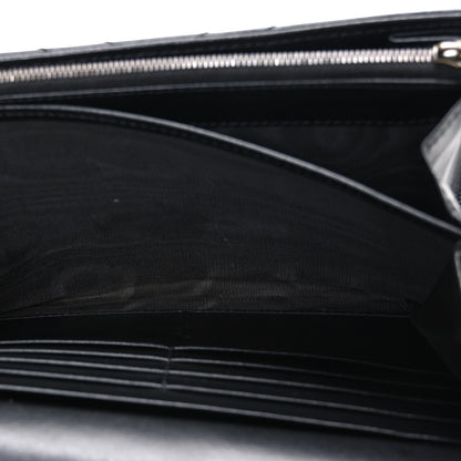Gucci Calfskin Matelasse GG Marmont Chain Wallet Black 4 of 9