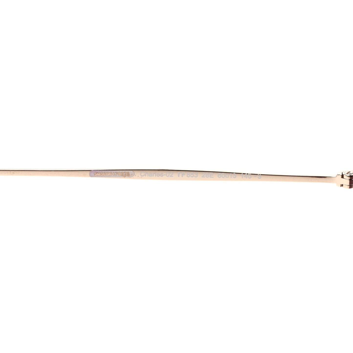 Metal Charles-02 Aviator Sunglasses TF853 Gold