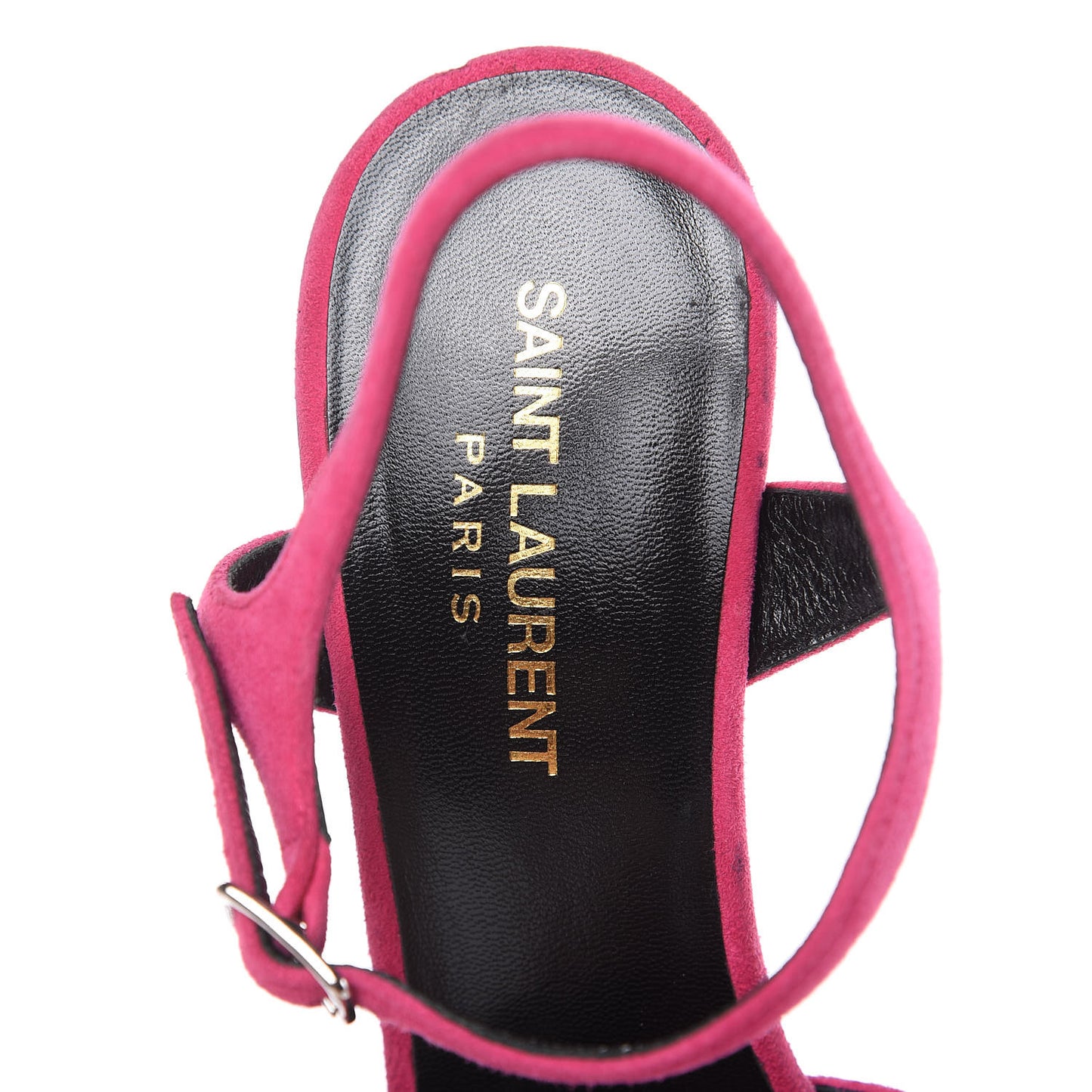 Suede Bow Bianca 105 Platform Sandals Heels 37.5 Bubblegum