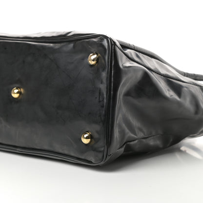 Valentino Garavani Patent Lacca Bow Tote Black 9 of 15