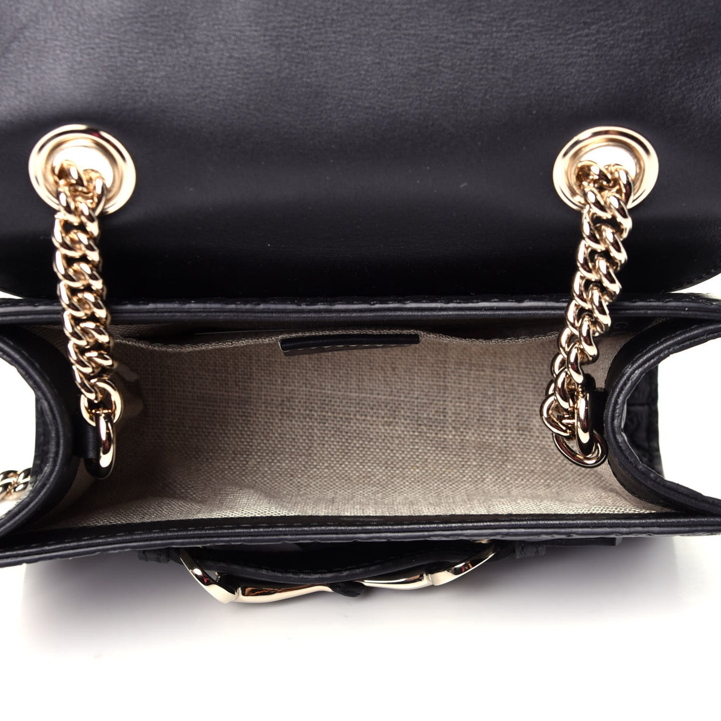 Microguccissima Mini Emily Shoulder Bag Black
