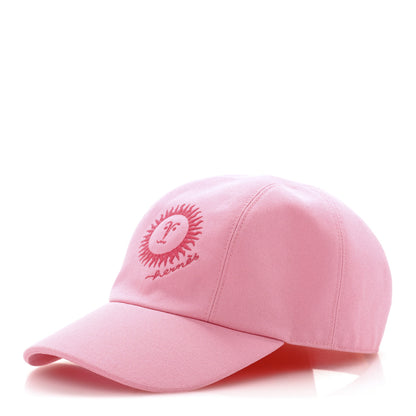 Hermes Cotton Davis Sunshine Hat 59 Rose 1 of 9
