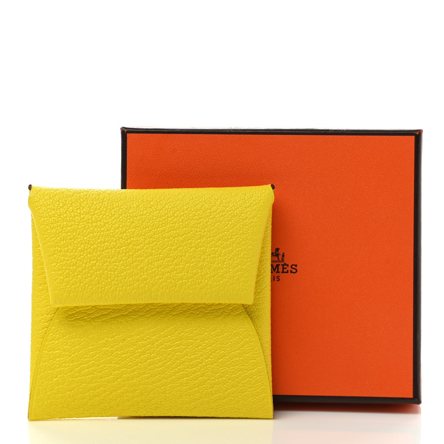 Chevre Mysore Bastia Coin Purse Jaune Citron
