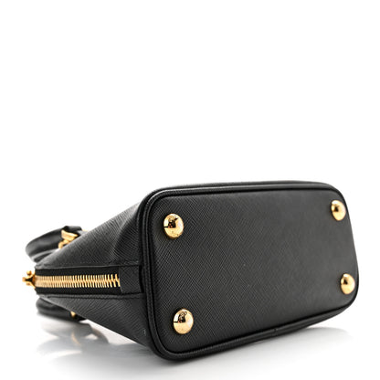 Prada Saffiano Lux Mini Promenade Tote Black 4 of 9