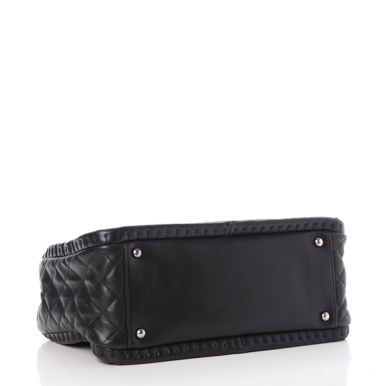 Chanel Calfskin Quilted Istanbul Small Tote Black 4 of 7