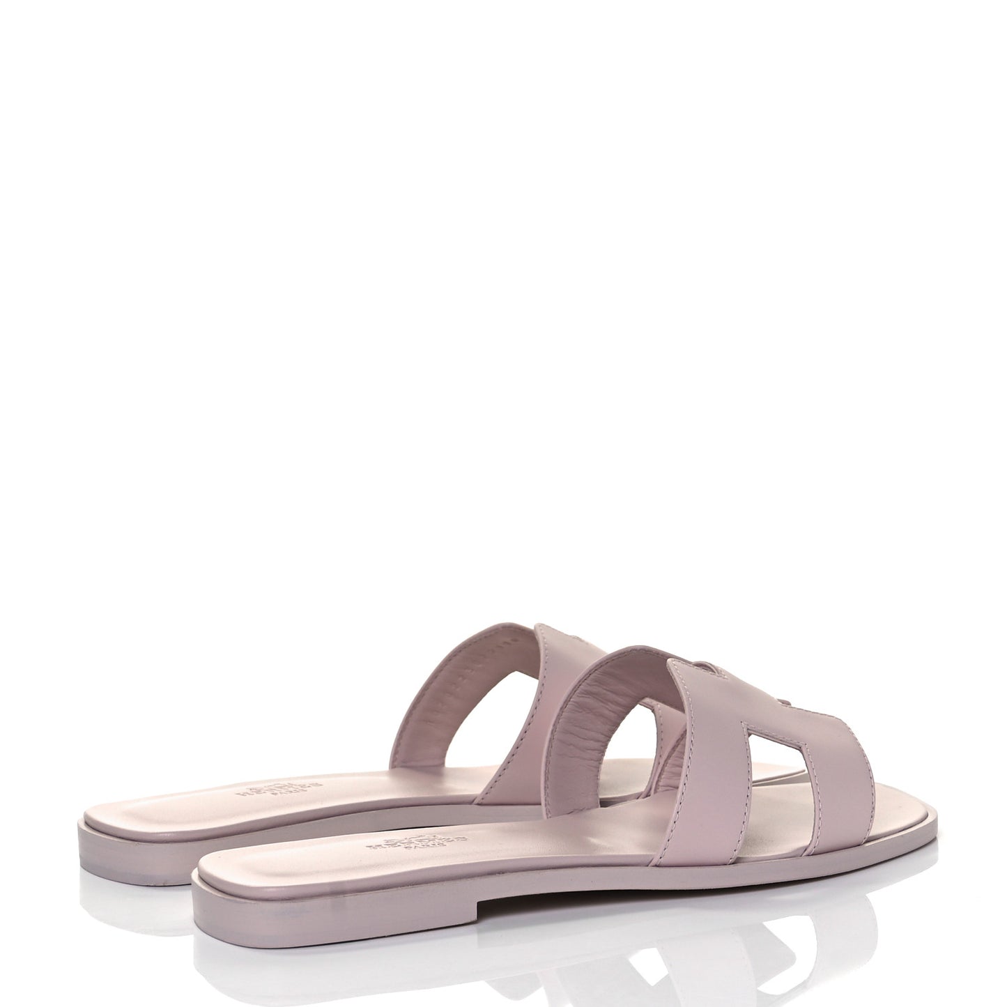 Box Calfskin Oran Sandals 37 Rose Pale