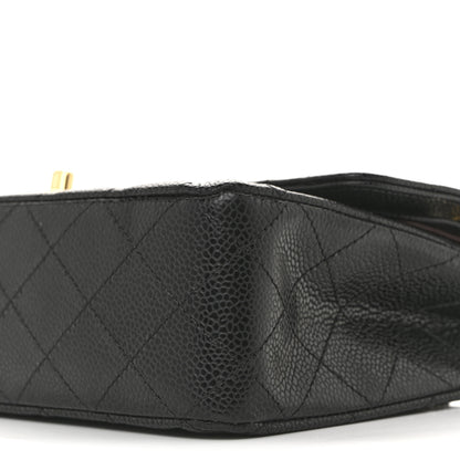 Chanel Caviar Quilted Medium Double Flap Black 10 of 11