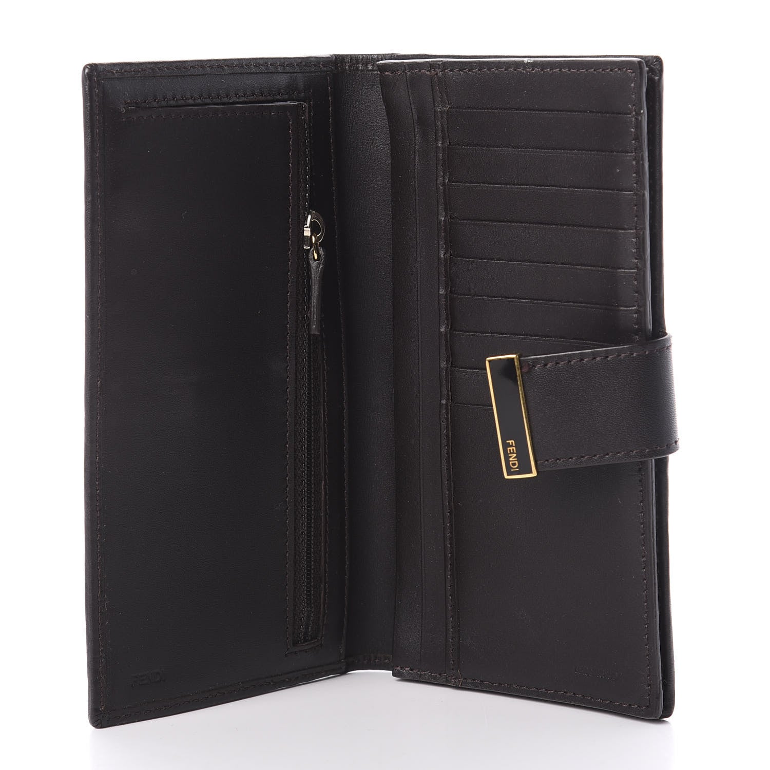 Fendi Zucca Continental Wallet Tobacco 5 of 10