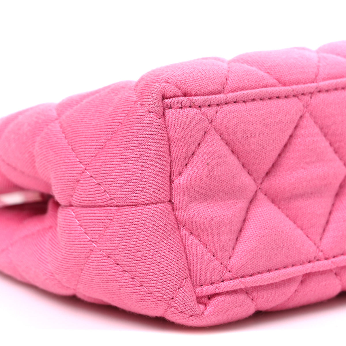 Jersey Quilted Nano Kelly Shopper Pink