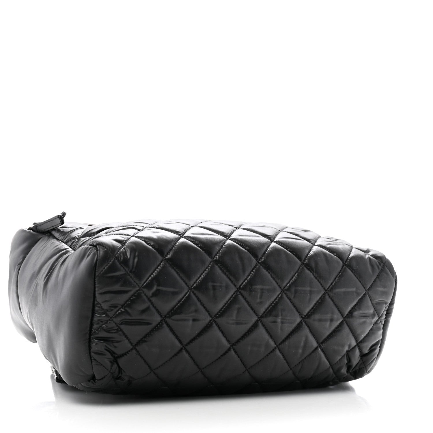 Chanel Nylon Quilted Coco Cocoon Backpack Black 4 of 11