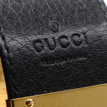 Gucci Stainless Steel Calfskin 33mm 7800L Quartz Watch Black 8 of 9
