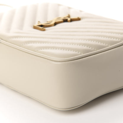 Saint Laurent Calfskin Matelasse Monogram Lou Camera Bag Crema Soft 7 of 10