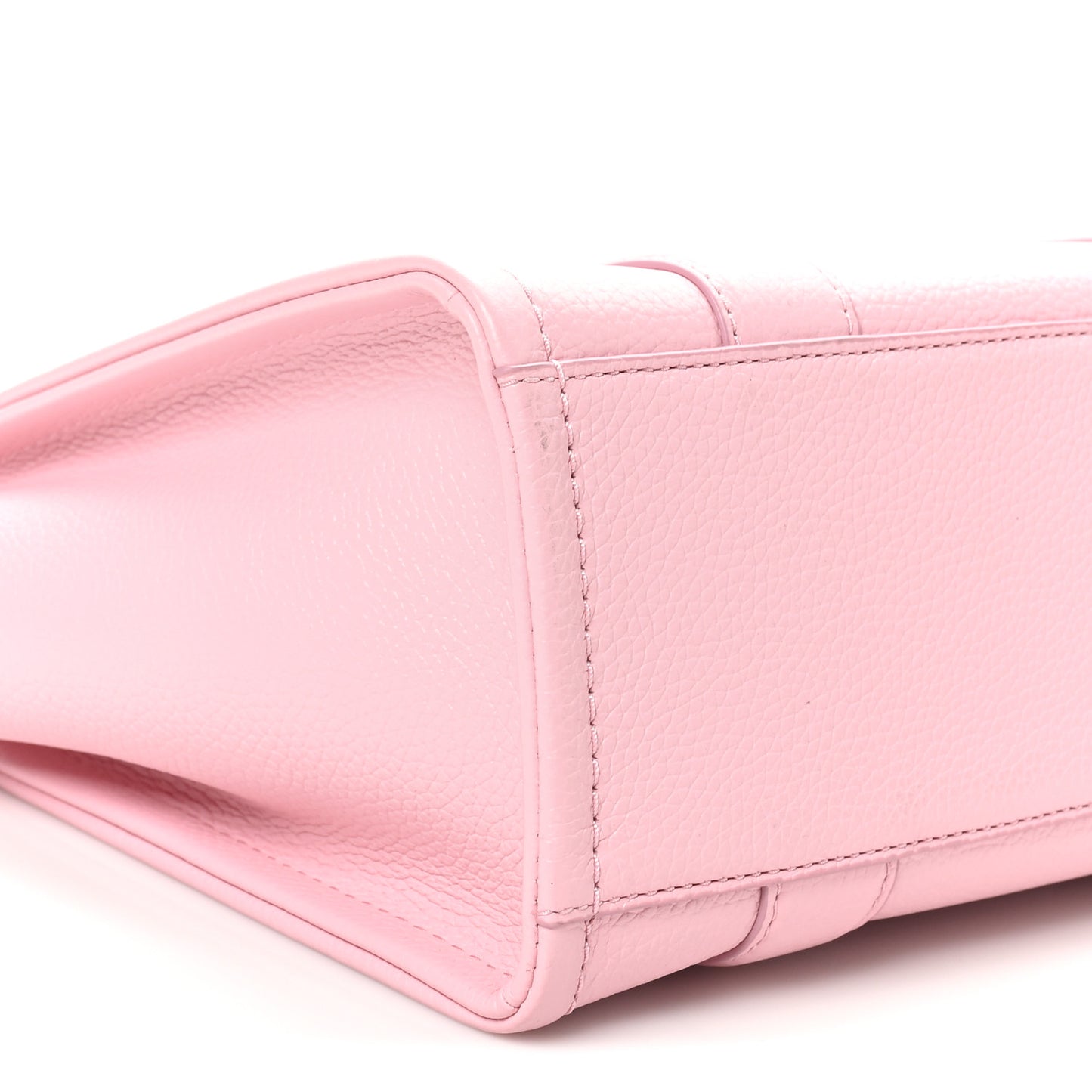 Grained Calfskin Small The Tote Bag Ribbon Pink