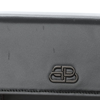 Balenciaga Shiny Box Calfskin Monochrome XS Sharp Belt Bag Black 13 of 15