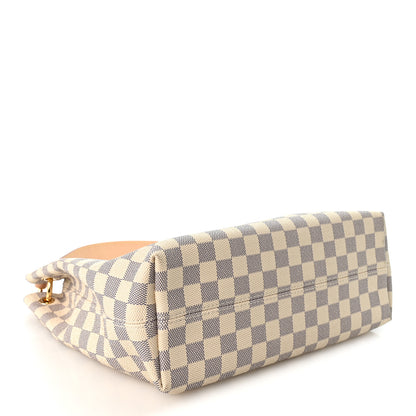 Louis Vuitton Damier Azur Graceful PM Rose Ballerine 3 of 8